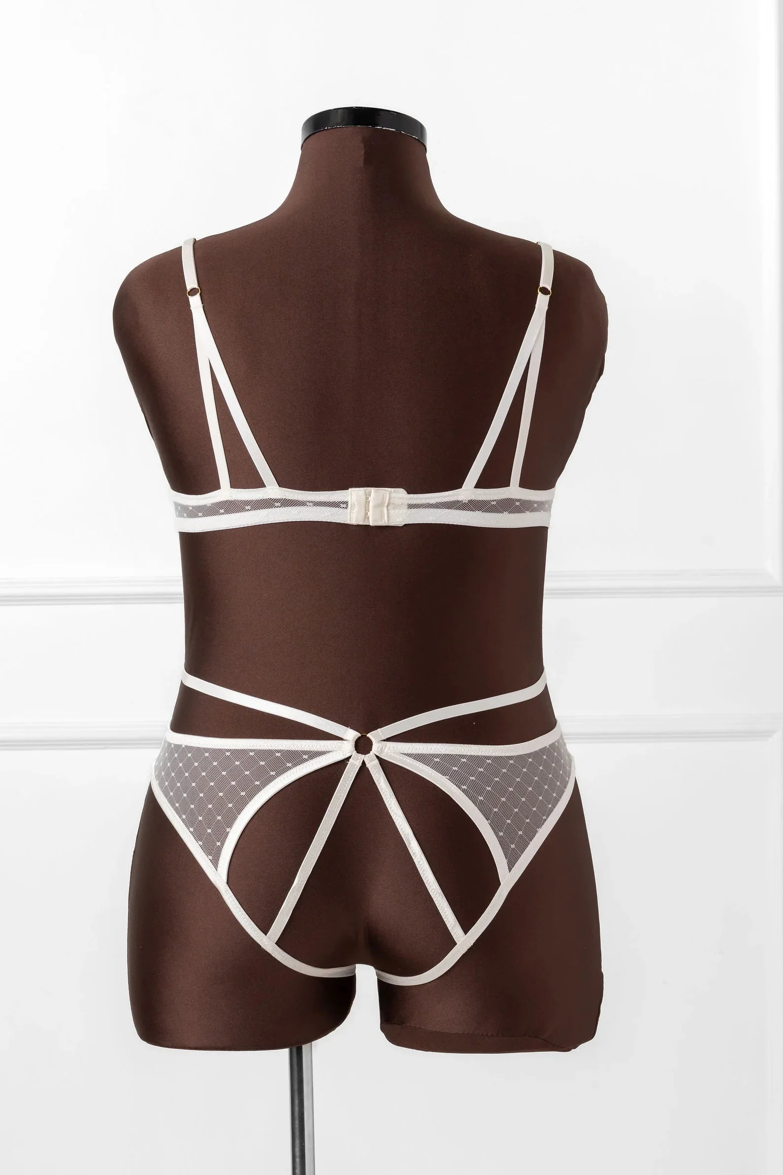 Appliqué Underwire Bralette - Pearl - Image 22