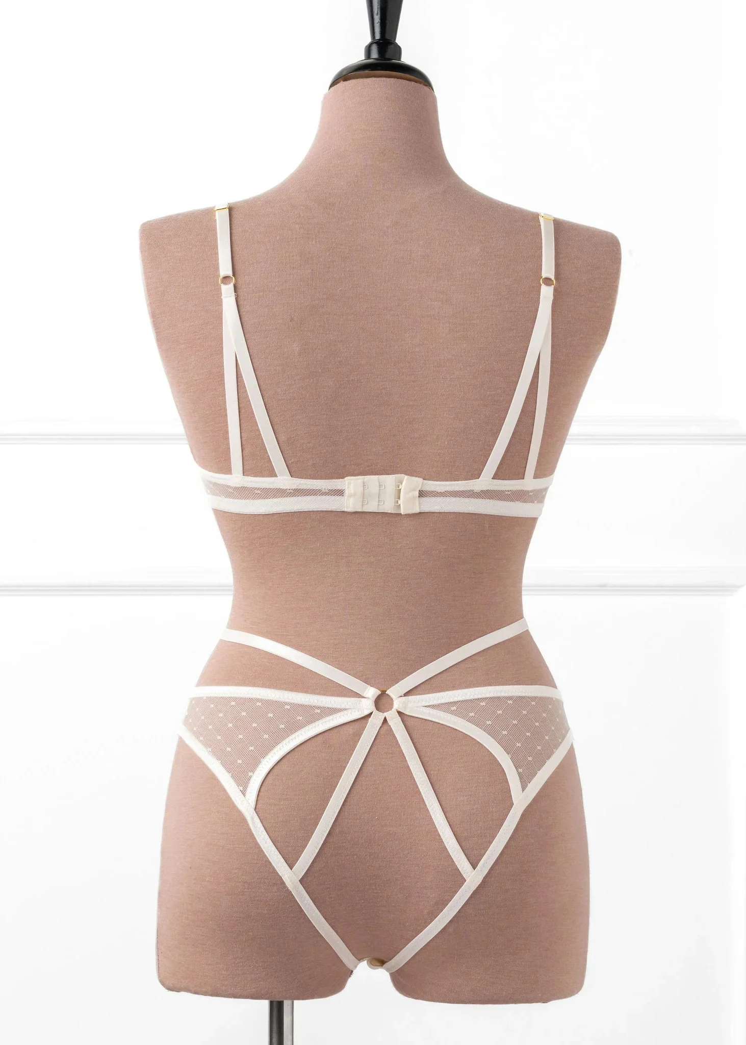 Appliqué Underwire Bralette - Pearl - Image 5