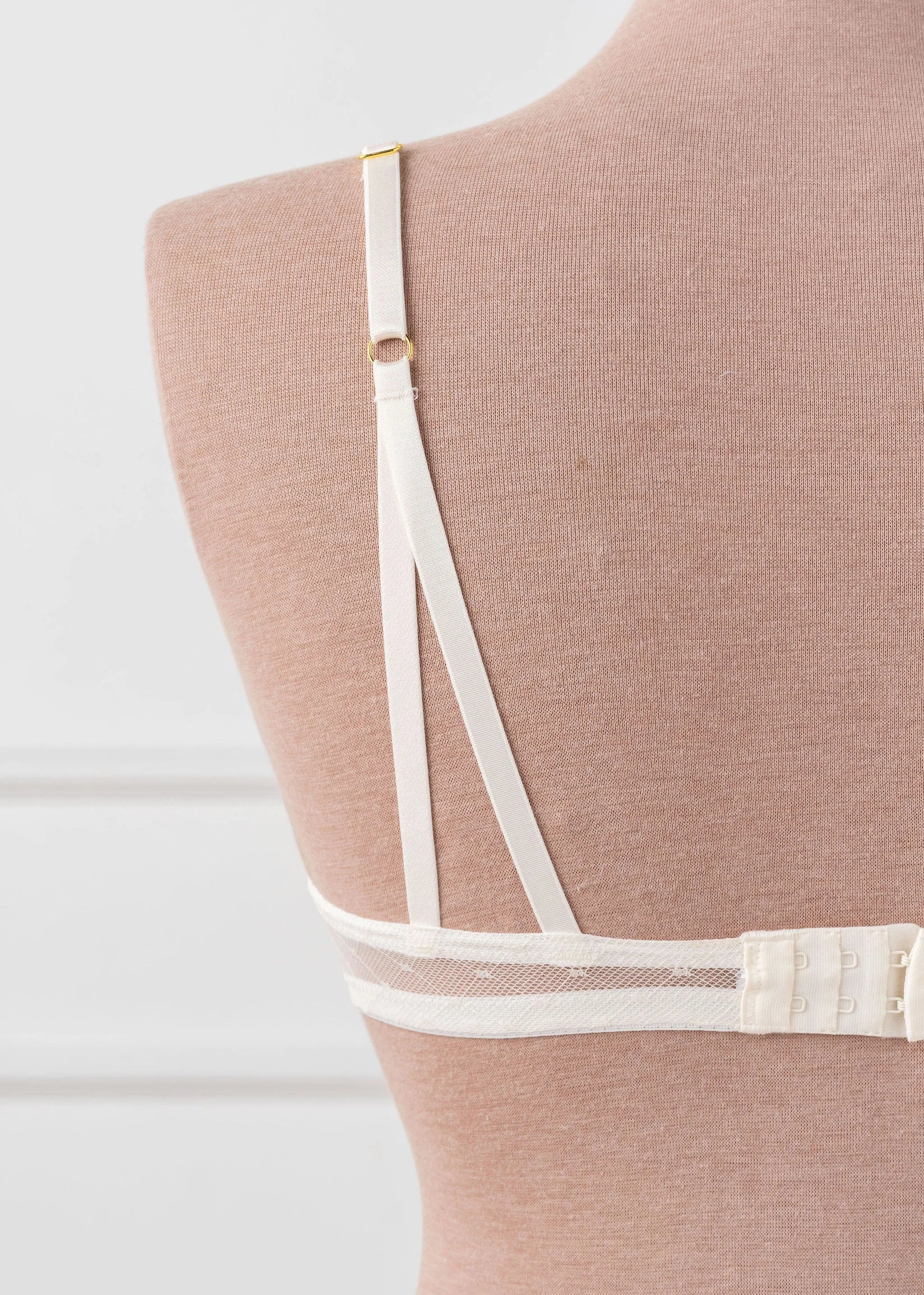 Appliqué Underwire Bralette - Pearl - Image 9