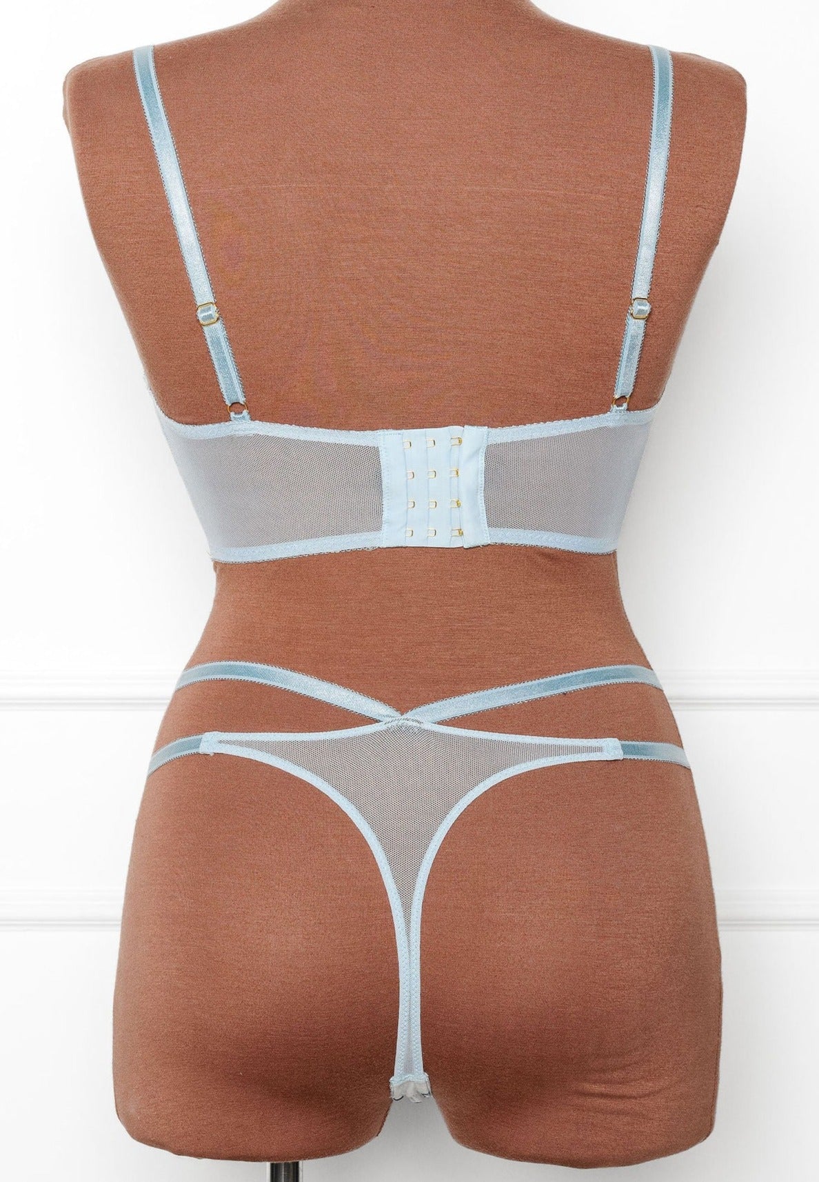 Embroidered Strappy Thong - Image 3