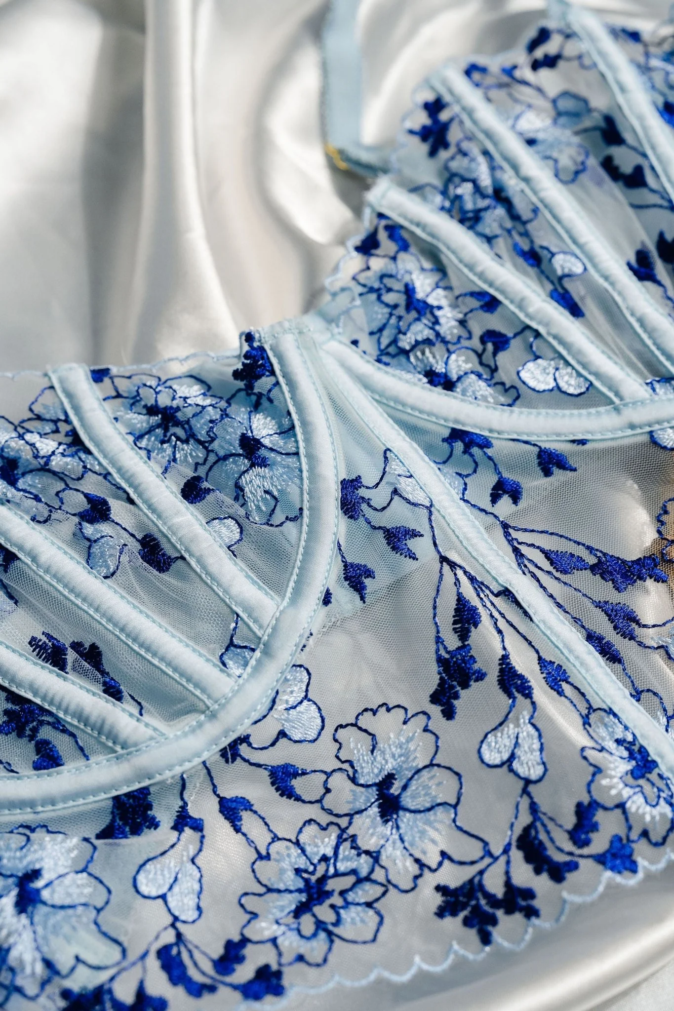 Embroidered Underwire Bustier - Image 6